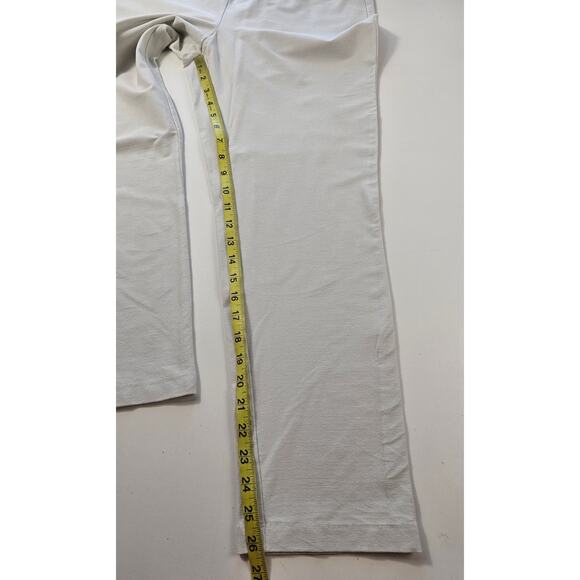 Eileen fisher sz M white ivory viscose pull on pants made in USA comfort casual - Picture 5 of 8